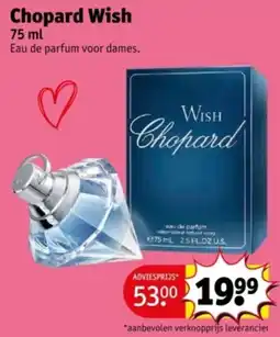 Kruidvat Chopard Wish aanbieding