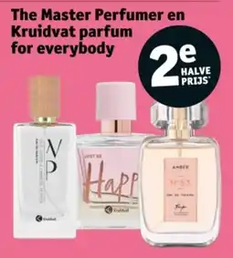 Kruidvat The Master Perfumer en Kruidvat parfum for everybody aanbieding