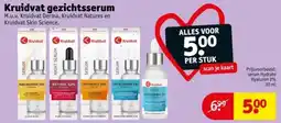 Kruidvat Kruidvat Gezichtsserum aanbieding