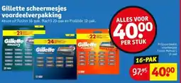 Kruidvat Gillette Scheermesjes Voordeelverpakking aanbieding