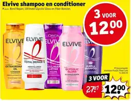 Kruidvat Elvive Shampoo en Conditioner aanbieding