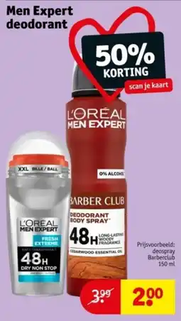 Kruidvat Men Expert Deodorant aanbieding