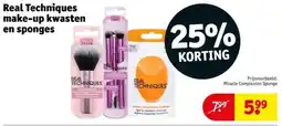 Kruidvat Real Techniques Make-up Kwasten en Sponges aanbieding