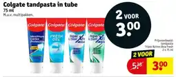 Kruidvat Colgate tandpasta in tube aanbieding