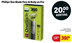 Kruidvat Philips One Blade Face & Body en Pro aanbieding