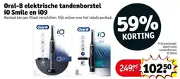 Kruidvat Oral-B Elektrische Tandenborstel i0 Smile en i09 aanbieding