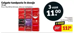 Kruidvat Colgate tandpasta in doosje aanbieding