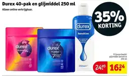 Kruidvat Durex 40-pak en glijmiddel aanbieding