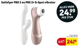 Kruidvat Satisfyer PRO 2 en PRO 2+ G-Spot vibrator aanbieding
