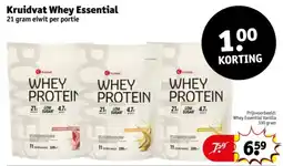 Kruidvat Kruidvat Whey Essential aanbieding