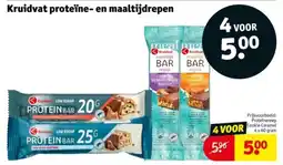 Kruidvat Kruidvat proteïne- en maaltijdrepen aanbieding