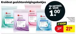 Kruidvat Kruidvat Gezichtsreinigingsdoekjes aanbieding