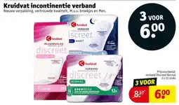 Kruidvat Kruidvat Incontinentie Verband aanbieding