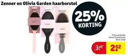 Kruidvat Zenner en Olivia Garden haarborstel aanbieding