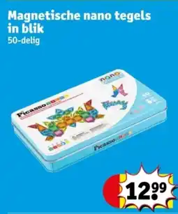 Kruidvat Magnetische nano tegels in blik aanbieding