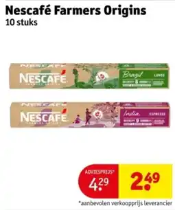 Kruidvat Nescafé Farmers Origins aanbieding