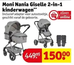 Kruidvat Moni Nania Giselle 2-in-1 kinderwagen aanbieding