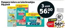 Kruidvat Pampers luiers en luierbroekjes big pack aanbieding