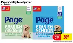Kruidvat Page Vochtig Toiletpapier aanbieding