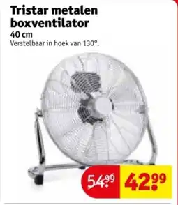 Kruidvat Tristar metalen boxventilator aanbieding