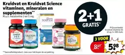 Kruidvat Kruidvat en Kruidvat Science vitaminen, mineralen en supplementen aanbieding