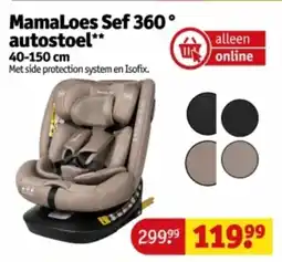 Kruidvat MamaLoes Sef 360° Autostoel aanbieding