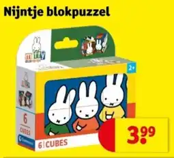Kruidvat Nijntje Blokpuzzel aanbieding