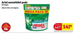 Kruidvat Ariel wasmiddel pods aanbieding