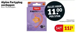 Kruidvat Alpine Partyplug Oordoppen aanbieding