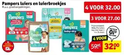 Kruidvat Pampers luiers en luierbroekjes aanbieding