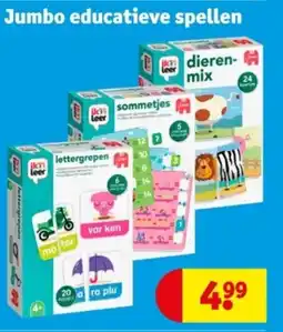 Kruidvat Jumbo educatieve spellen aanbieding