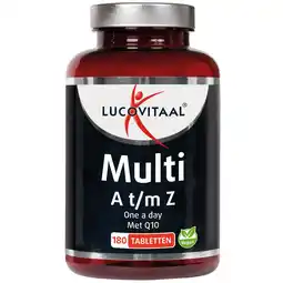 Etos Lucovitaal Multi A t/m Z Vegan Tabletten 180 stuks aanbieding