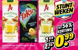 Hoogvliet Appelsientje Fruit Drink of Taksi aanbieding