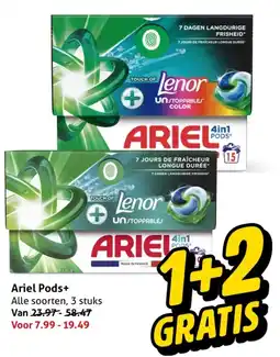 Hoogvliet Ariel Pods+ aanbieding