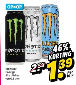 Hoogvliet Monster Energy aanbieding