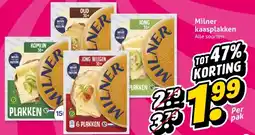 Hoogvliet Milner kaasplakken aanbieding