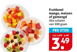 Hoogvliet Fruitbowl mango, meloen of gemengd aanbieding