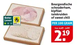 Hoogvliet Bourgondische schouderham, kipfilet tuinkruiden of sweet chili aanbieding
