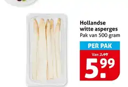 Hoogvliet Hollandse witte asperges aanbieding