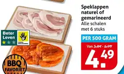 Hoogvliet Speklappen naturel of gemarineerd aanbieding