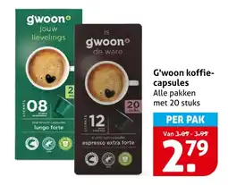 Hoogvliet G'woon koffie- capsules aanbieding