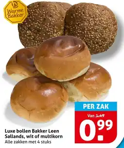 Hoogvliet Luxe bollen Bakker Leen Sallands, wit of multikorn aanbieding