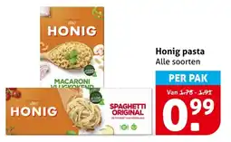 Hoogvliet Honig pasta aanbieding