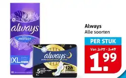 Hoogvliet Always aanbieding