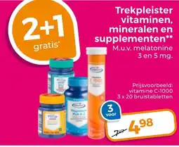 Trekpleister Trekpleister vitaminen, mineralen en supplementen aanbieding