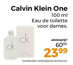Trekpleister Calvin Klein One aanbieding