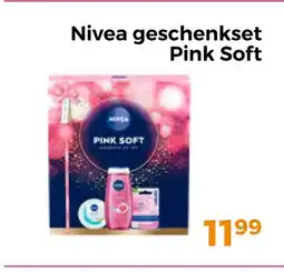 Trekpleister Nivea geschenkset pink soft aanbieding