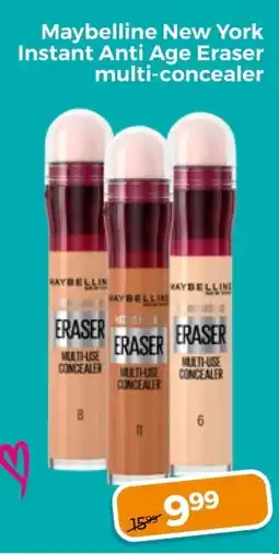 Trekpleister Maybelline New York Instant Anti Age Eraser multi-concealer aanbieding