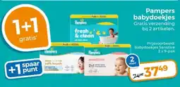 Trekpleister Pampers Babydoekjes aanbieding