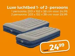 Trekpleister Luxe luchtbed 1 of 2 persoons aanbieding